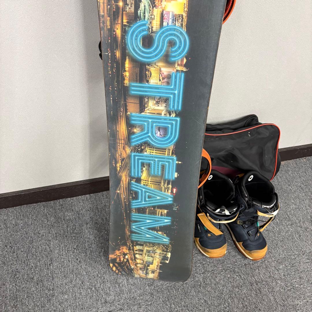 BC-STREAM LSD46 スノーボード　ブーツ　ビンディング　3点セット