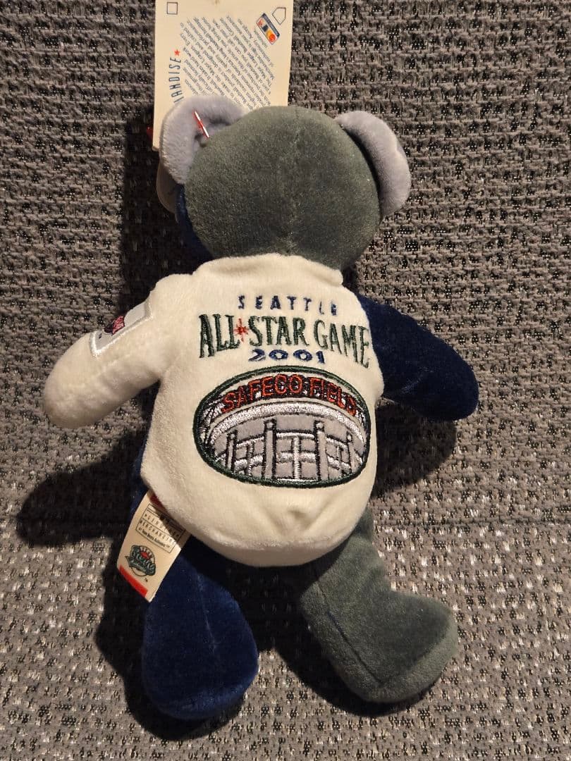 2001年オールスターゲーム ぬいぐるみ　ML Bear　野球　クマ