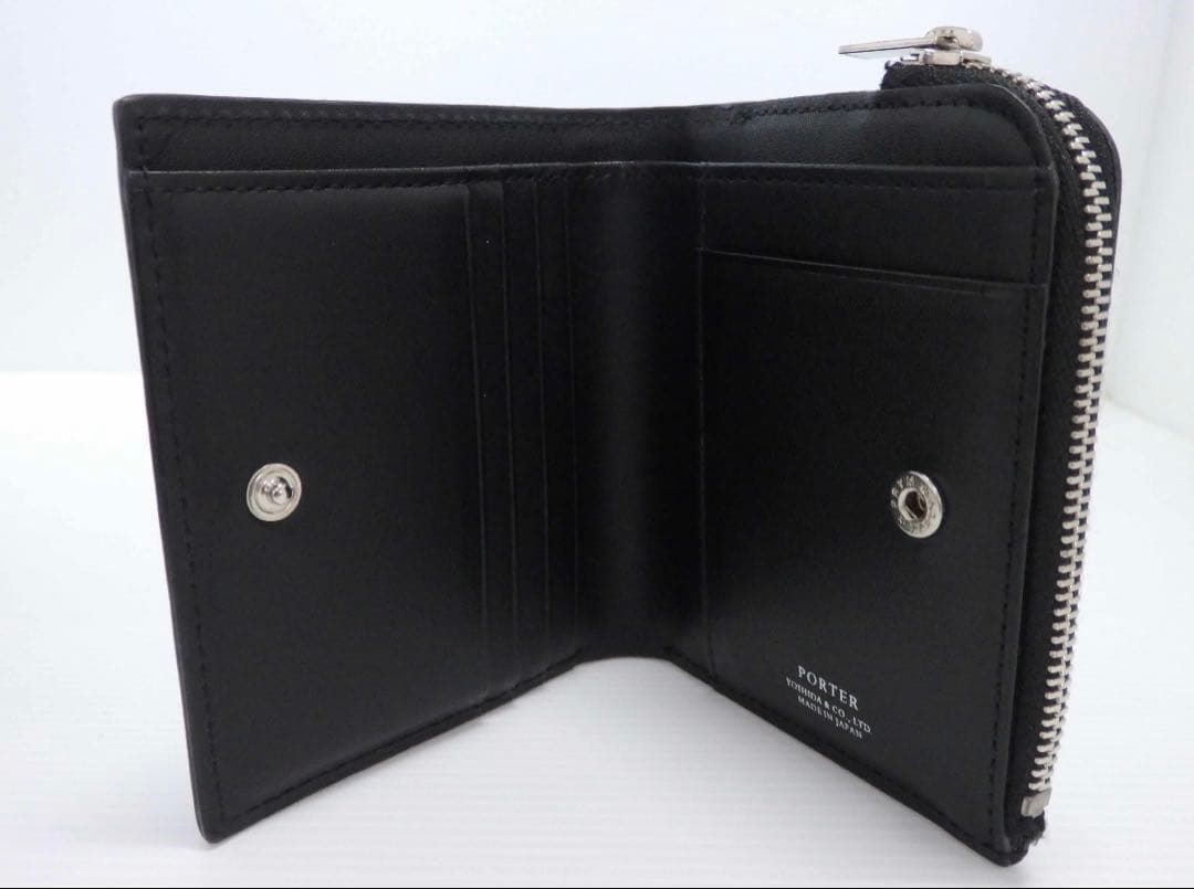PORTER ポーター ABLE エイブル 二つ折り財布 ブラック　箱あり
