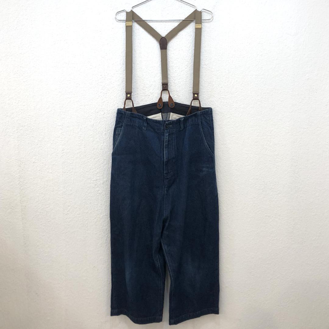 ★日本製★ ネストローブ nest Robe サスペンダー付きワイドパンツ