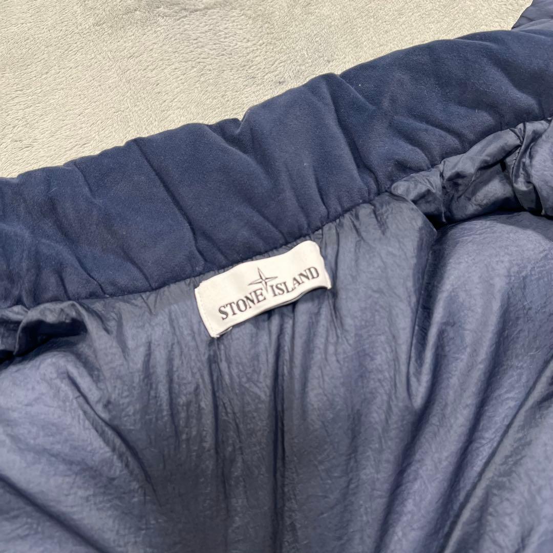 ストーンアイランド　ダウンベスト　ネイビー　S
