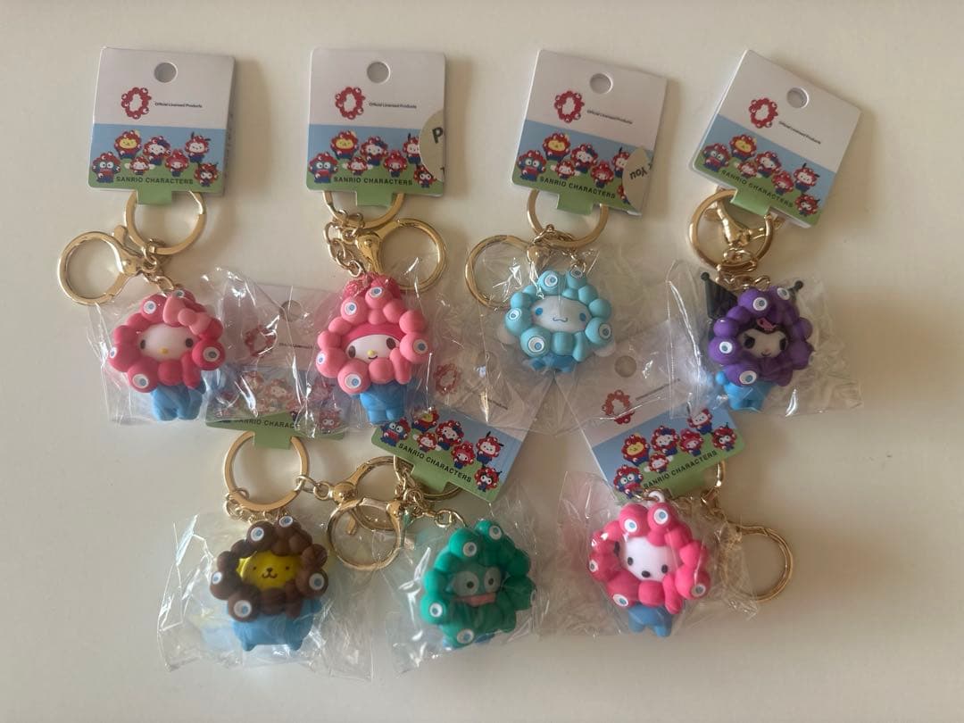サンリオ ミャクミャクなりきりマスコット パステル キーホルダー　コンプリート