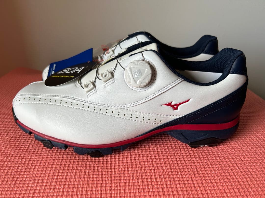 【ミズノ] ゴルフシューズ ワイドスタイル002 ボア メンズ