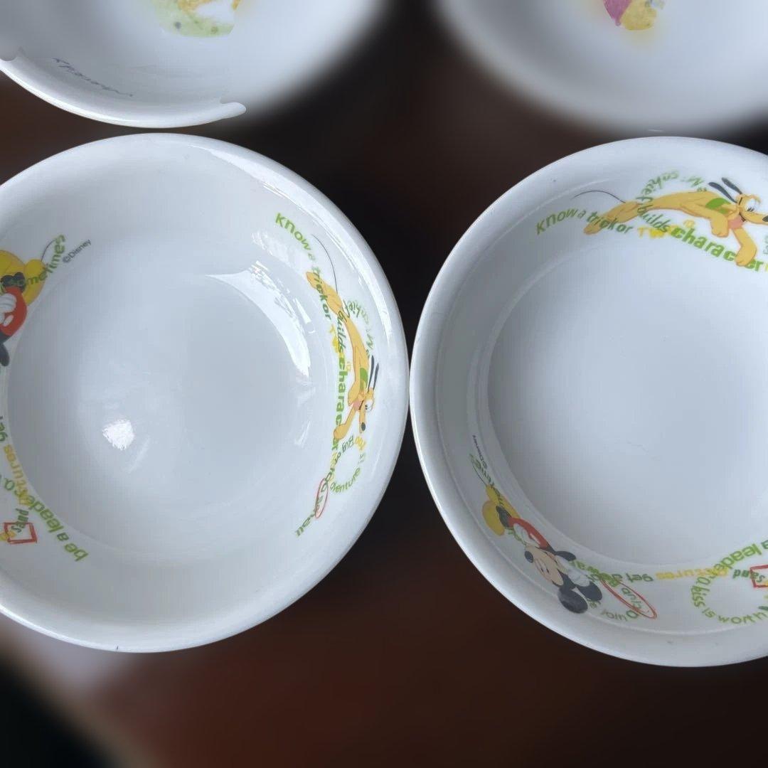 ディズニー 　小ボウル　・・・　13.8×3.5㎝8枚セット コレール米国製
