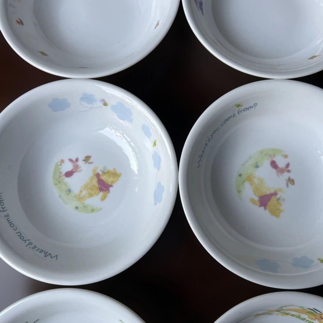 ディズニー 　小ボウル　・・・　13.8×3.5㎝8枚セット コレール米国製