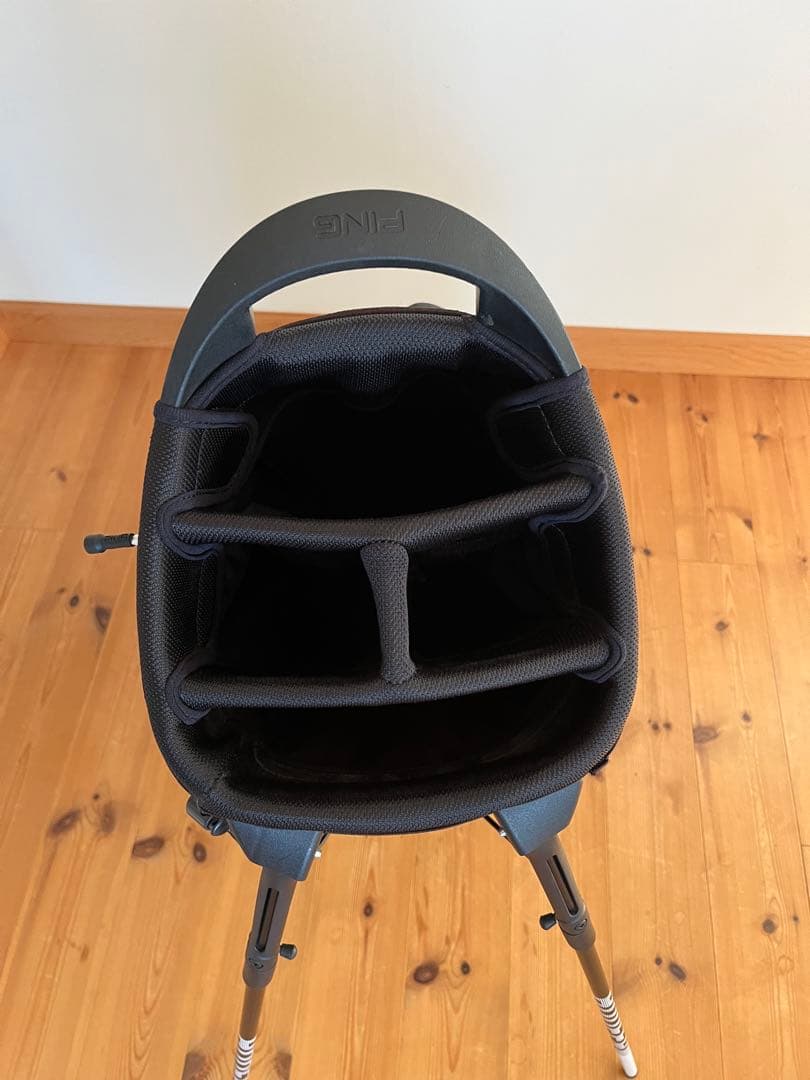 PING HOOFER LITE ピン キャディバッグ ブラック スタンド付き