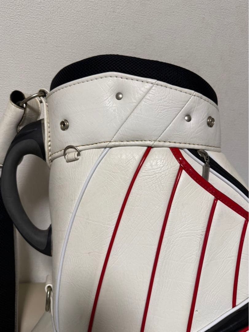 【送料込み】希少ゴルフバッグ　トムス　3点式ショルダー　高級キャディバッグ