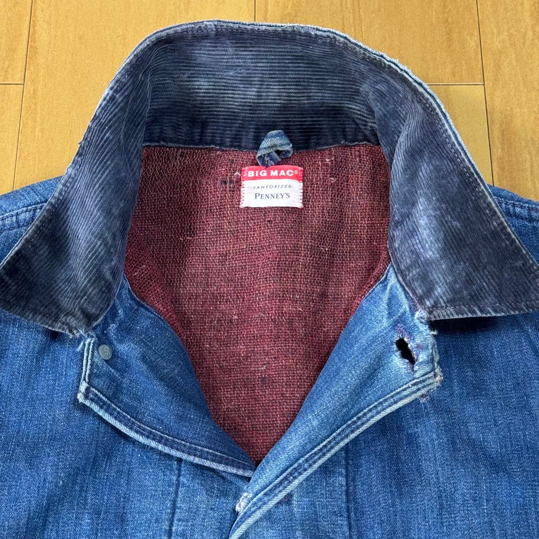BIG MAC 60s USA製 デニム カバーオール ロコジャケット