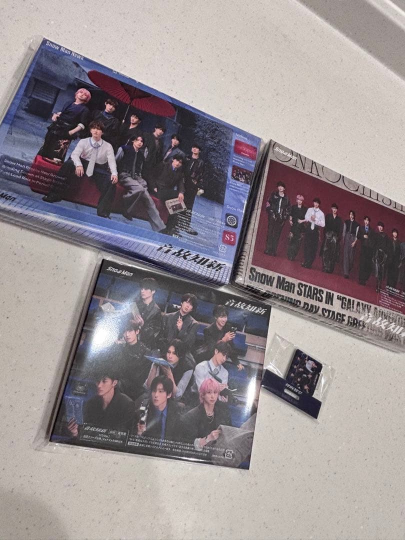  Man 音故知新　シリアル未使用　アルバム　3形態セット　特典スタンプ