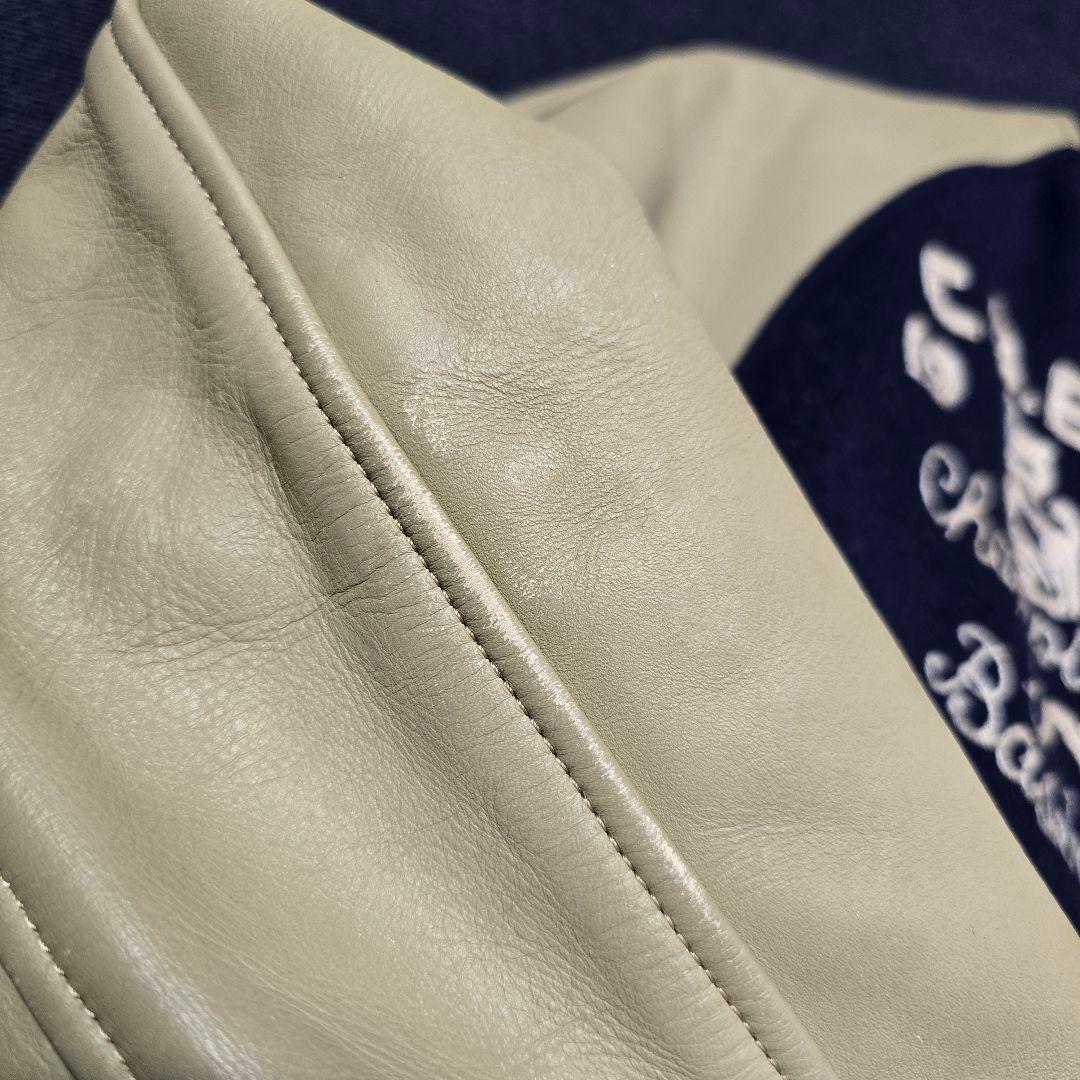 STYLE EYES M品番 90s メルトン×レザー スタジャン