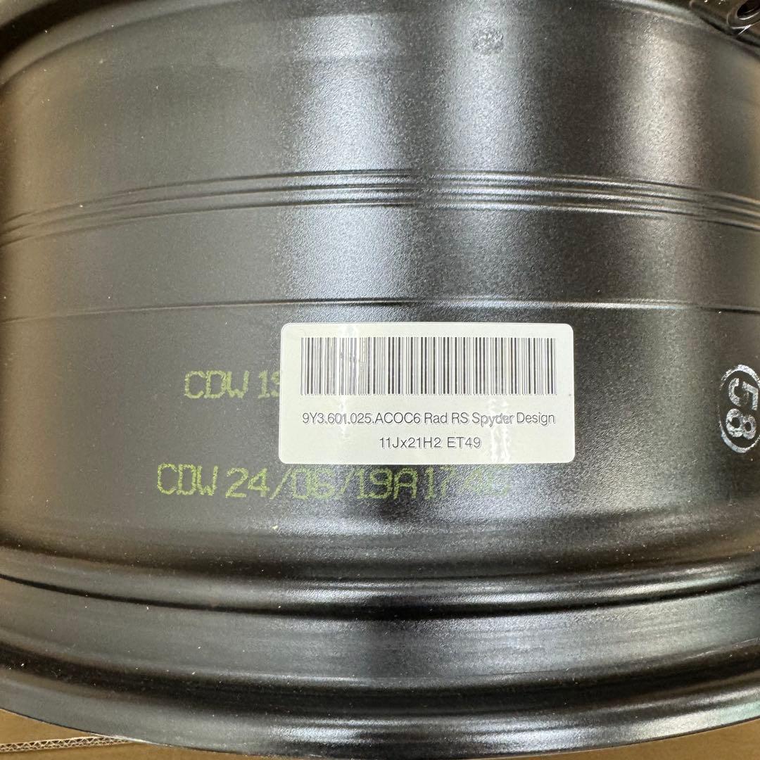 ポルシェ カイエン 11Jx21H2 ET49 (リム幅11 直径21インチ