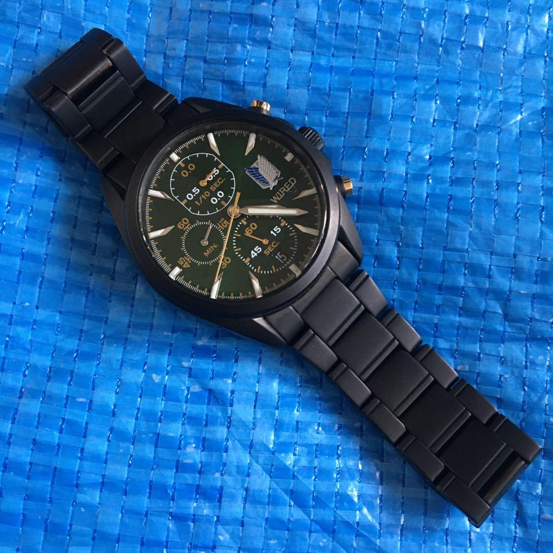 レア★SEIKO⬛︎WIRED⬛︎進撃の巨人⬛︎コラボ腕時計