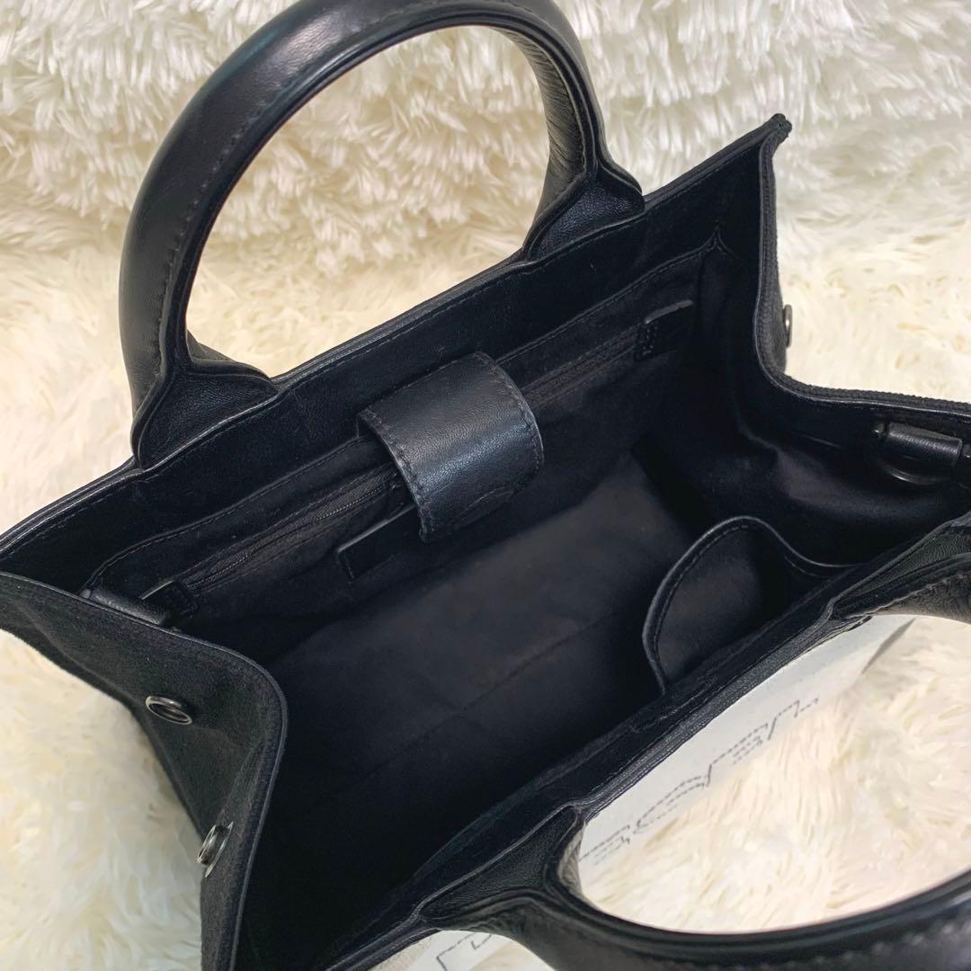 専用♡DIESEL【フラシ サンボニー】レザー キャンバス トートバッグ