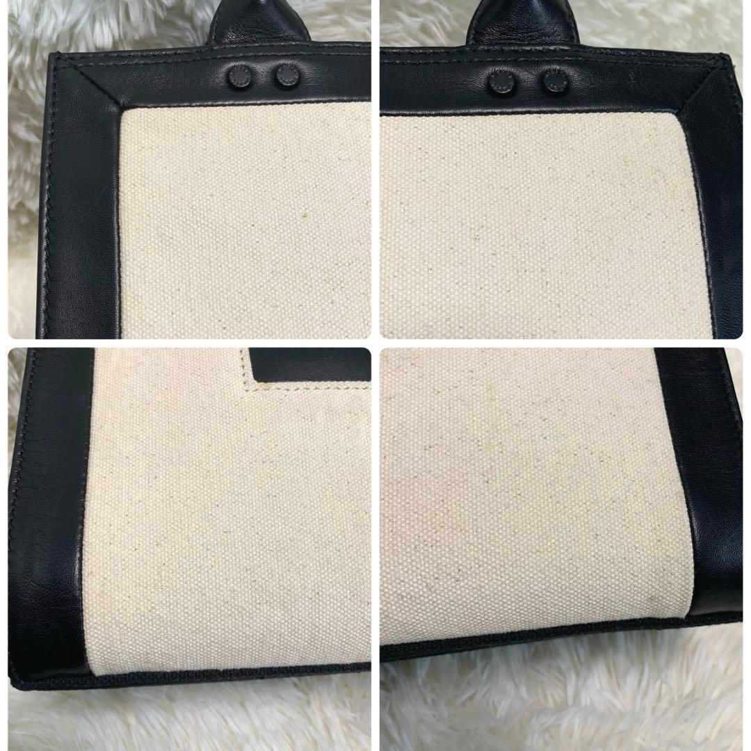 専用♡DIESEL【フラシ サンボニー】レザー キャンバス トートバッグ