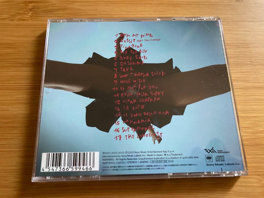 ダミアーノ直筆サイン　マネスキン　maneskin メガジャケット付初回盤2CD