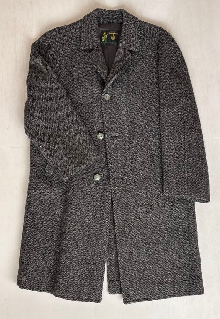 【GINZA YAJIMA】チェスターコート HarrisTweed 日本製