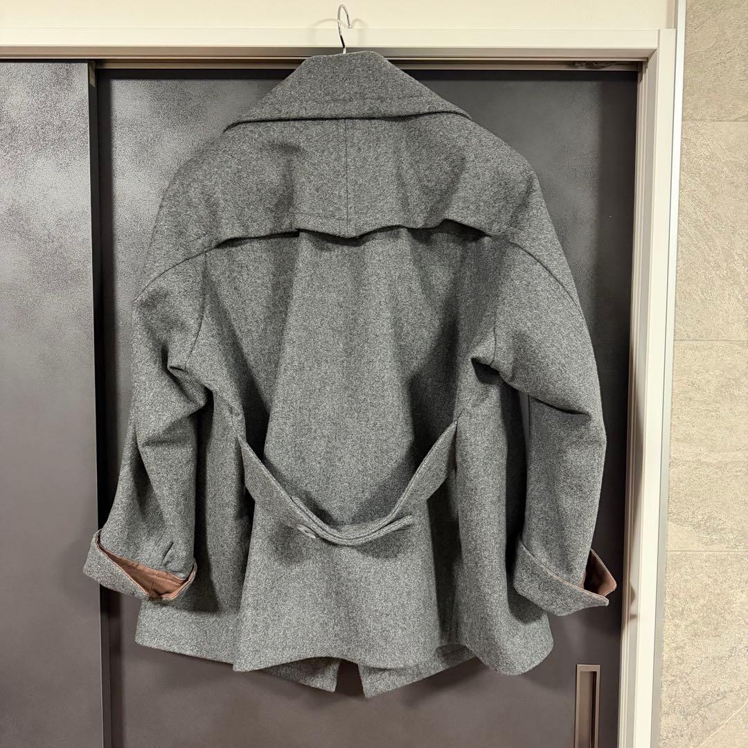 【破格】18aw kolor タスマニアメルトンWコート Pコート