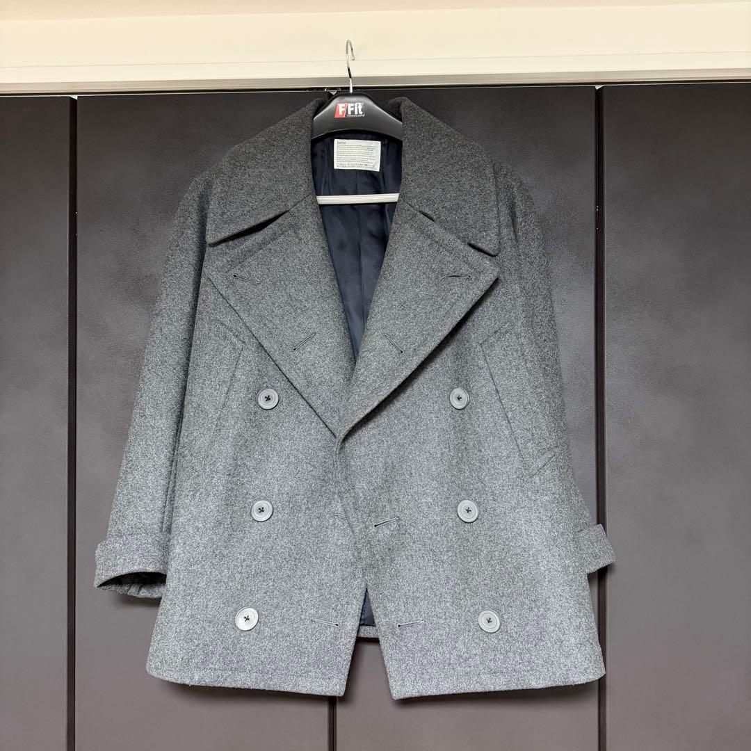 【破格】18aw kolor タスマニアメルトンWコート Pコート