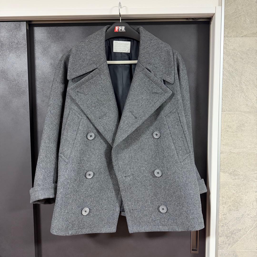 【破格】18aw kolor タスマニアメルトンWコート Pコート