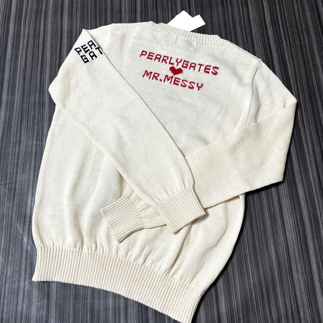 パーリーゲイツ　ミスターメンリトルミス　ニット　セーター　ゴルフウェア