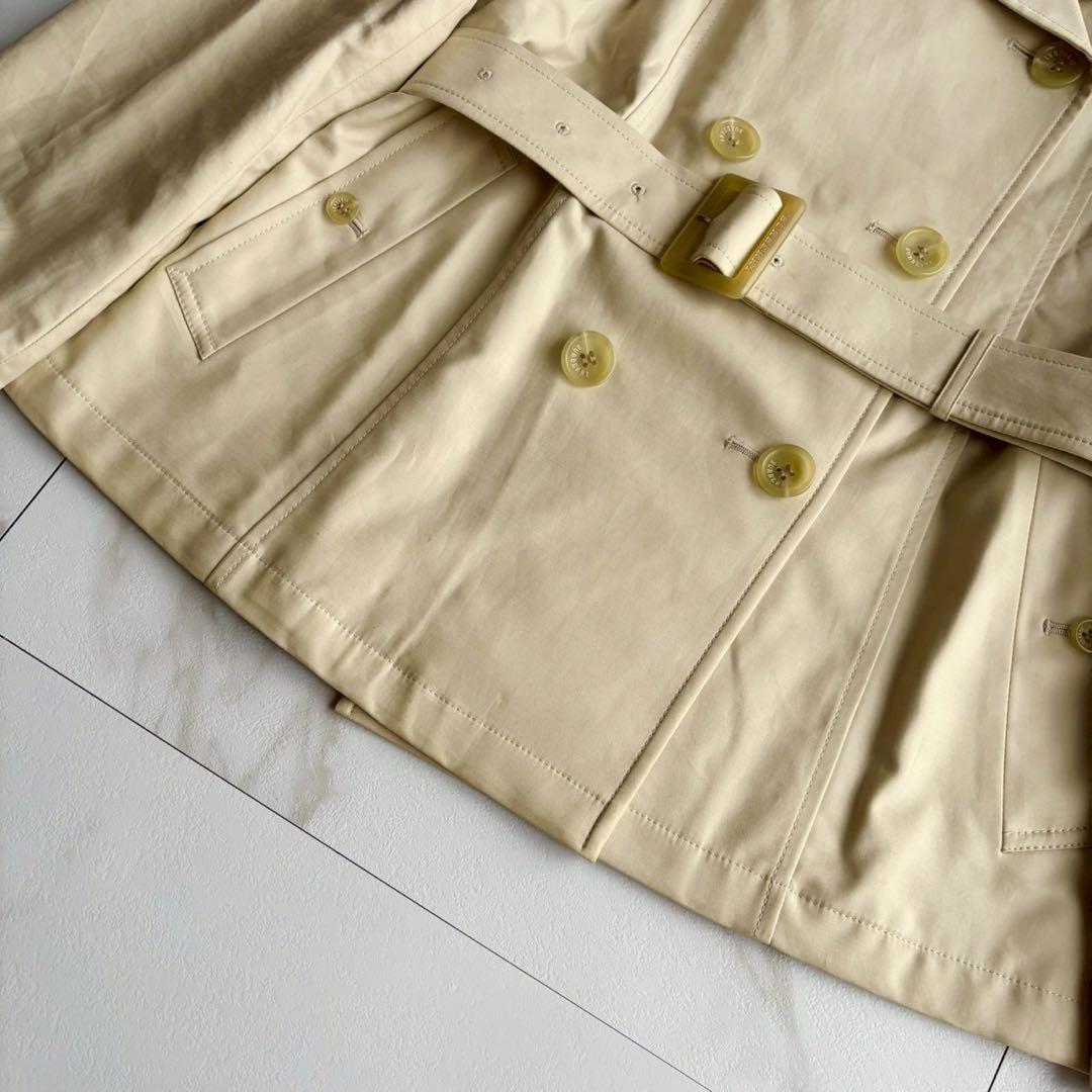 美品◆バーバリーロンドン トレンチコート ジャケット ベルト付 ノバチェック M