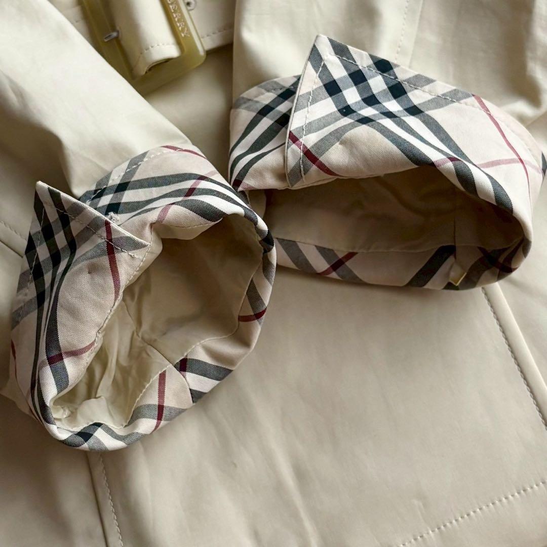 美品◆バーバリーロンドン トレンチコート ジャケット ベルト付 ノバチェック M