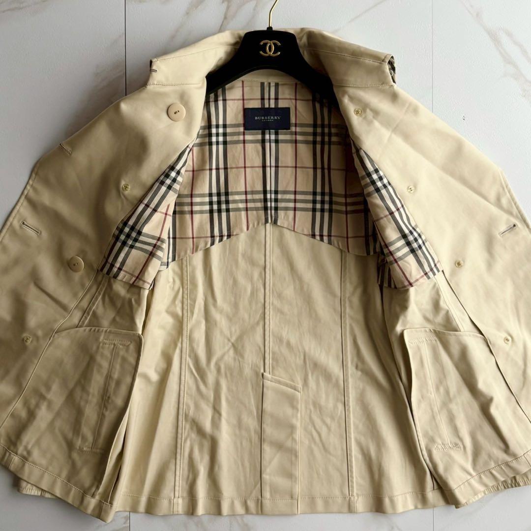 美品◆バーバリーロンドン トレンチコート ジャケット ベルト付 ノバチェック M