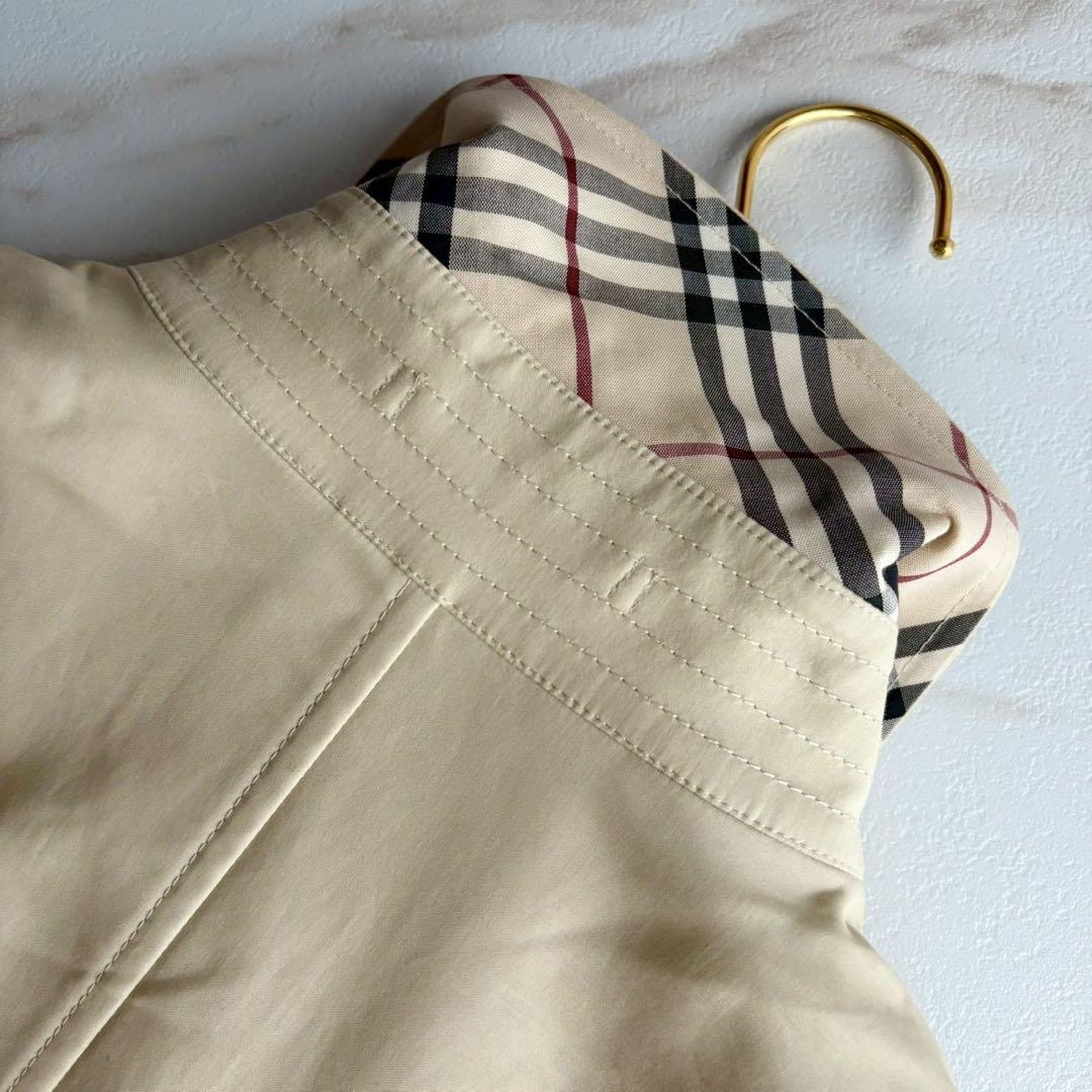 美品◆バーバリーロンドン トレンチコート ジャケット ベルト付 ノバチェック M