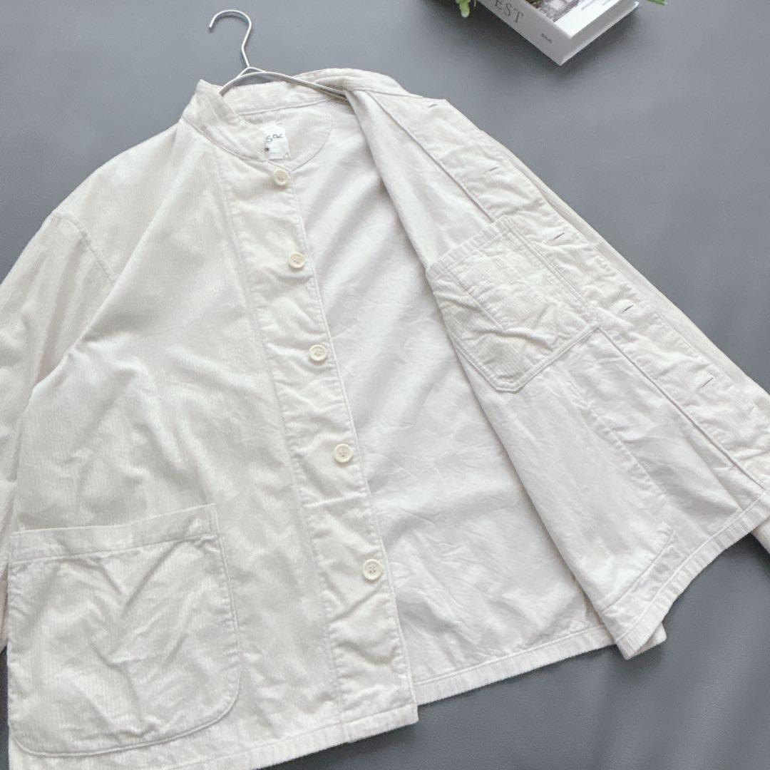 45R くてくてコーデュロイの908ジャケット スタンドカラー カバーオール