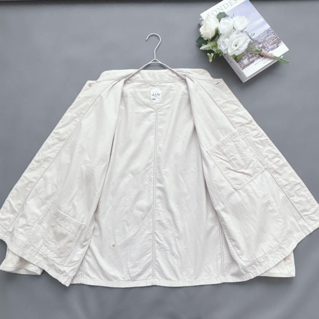 45R くてくてコーデュロイの908ジャケット スタンドカラー カバーオール