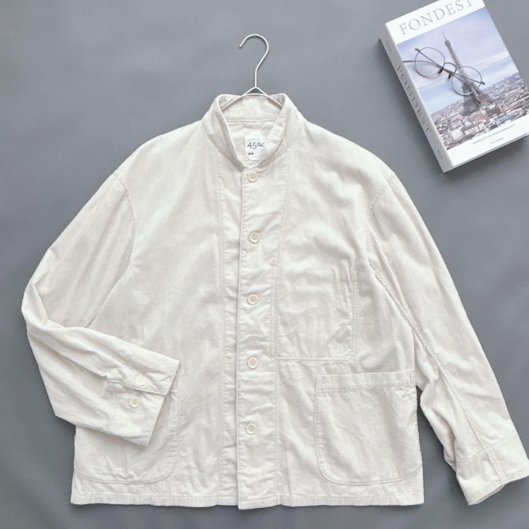 45R くてくてコーデュロイの908ジャケット スタンドカラー カバーオール