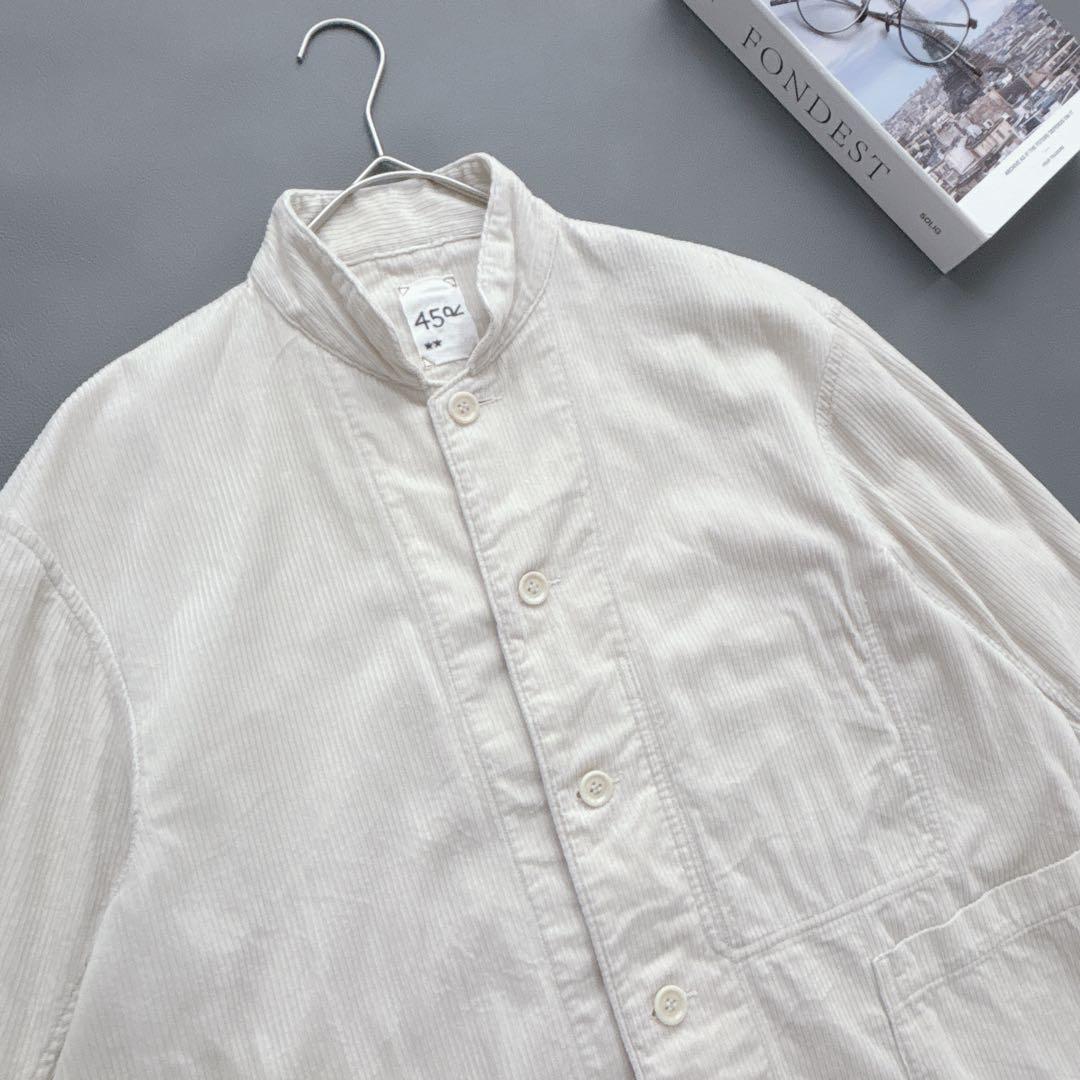 45R くてくてコーデュロイの908ジャケット スタンドカラー カバーオール