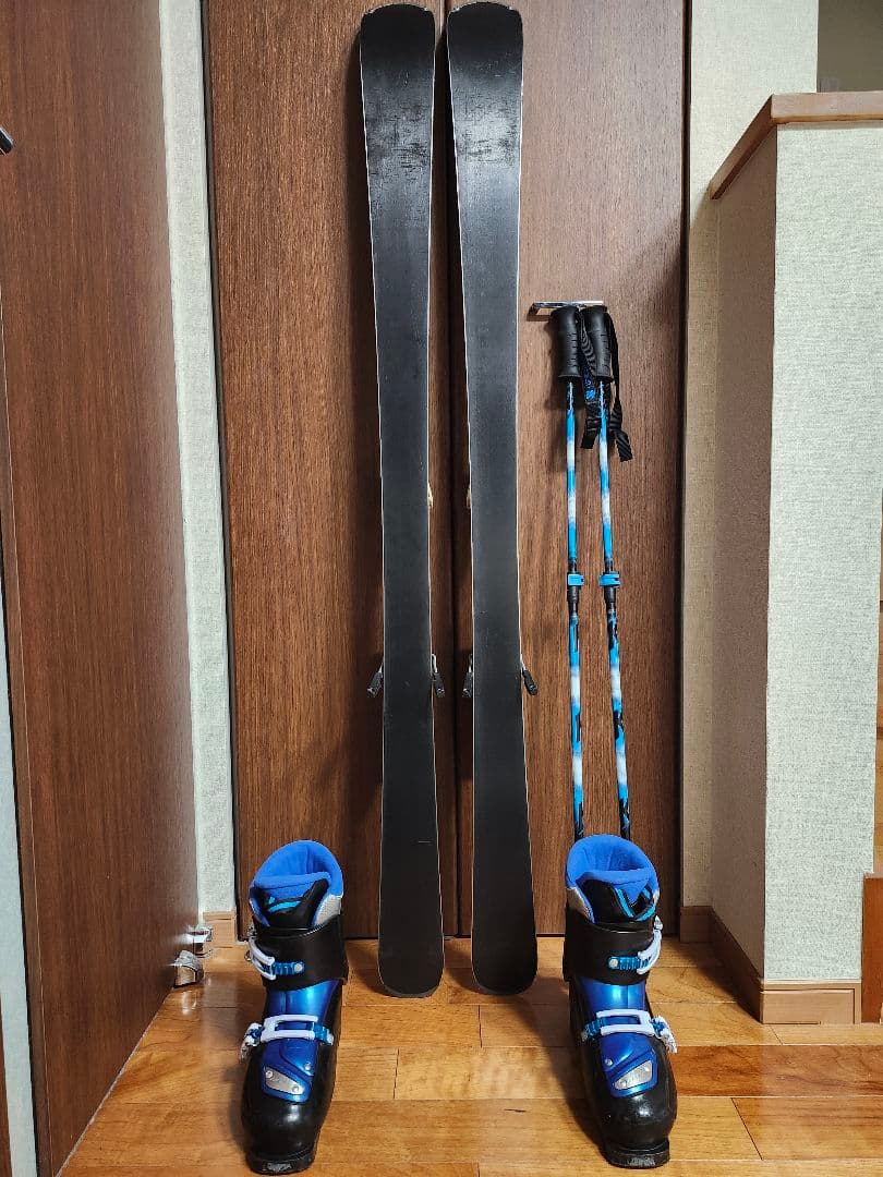 アトミック　スキー板　152cm ブーツ　ストック　セット