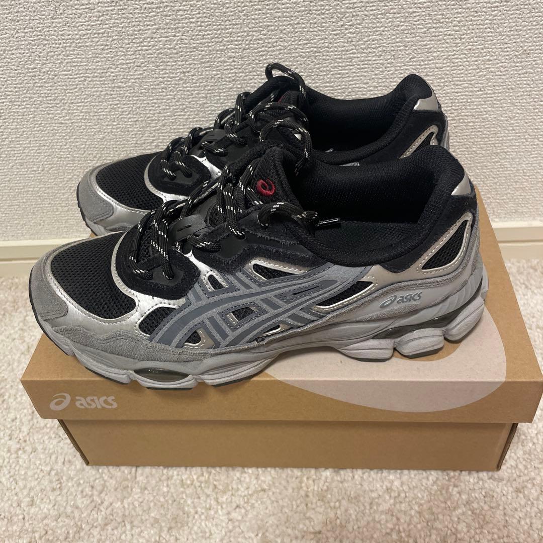 asics GEL-NYC BLACK/FJORD GREY 25.5 販路限定