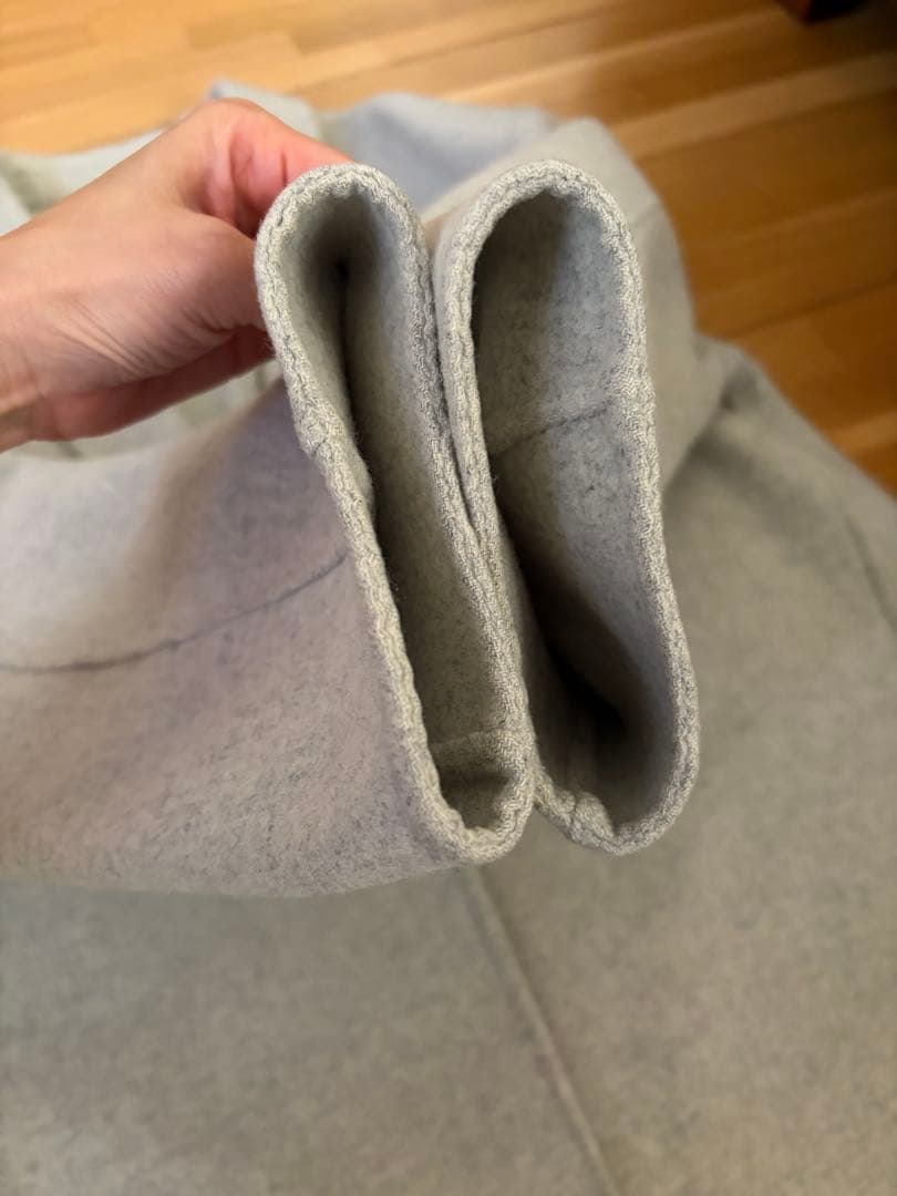 GALERIE VIE ライトメルトン チェスターコート　34 ライトグレー