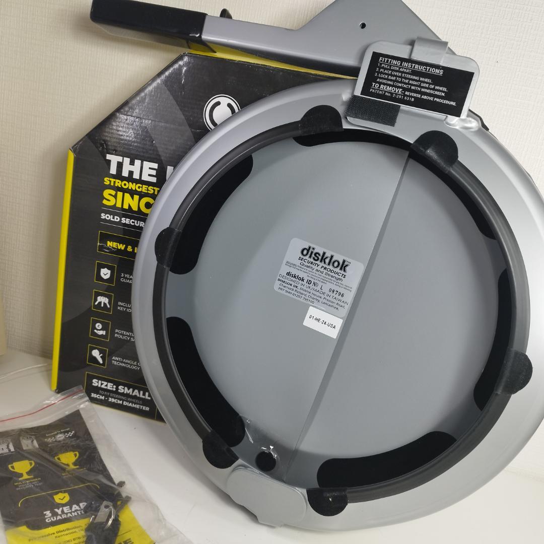 Disklok ハンドルロック ステアリング ロック カーセキュリティ I4O2