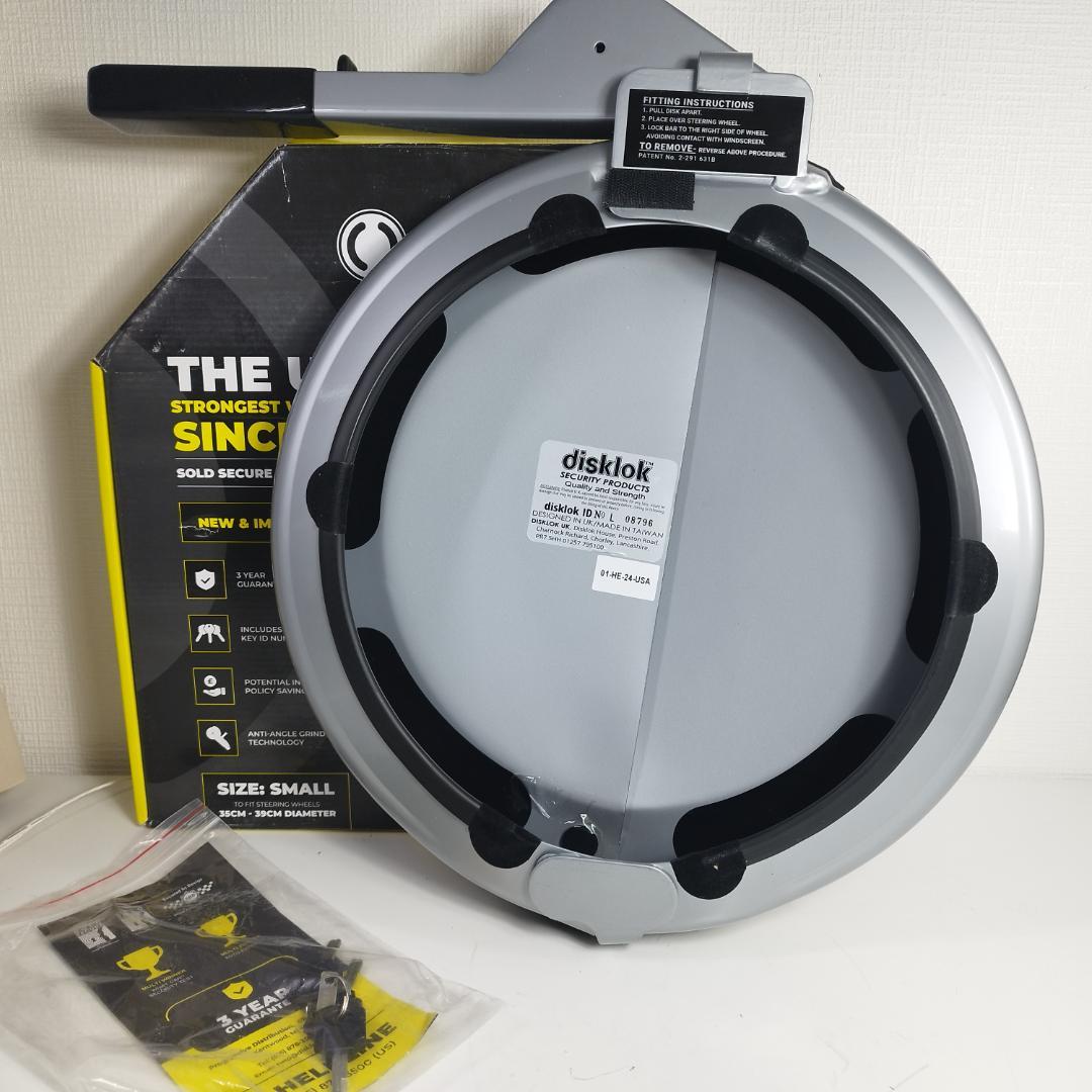 Disklok ハンドルロック ステアリング ロック カーセキュリティ I4O2