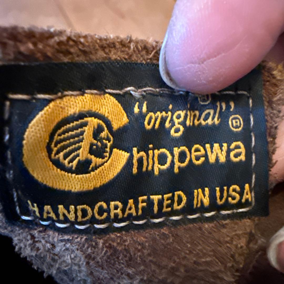 Chippewa エンジニアブーツ バーガンディ