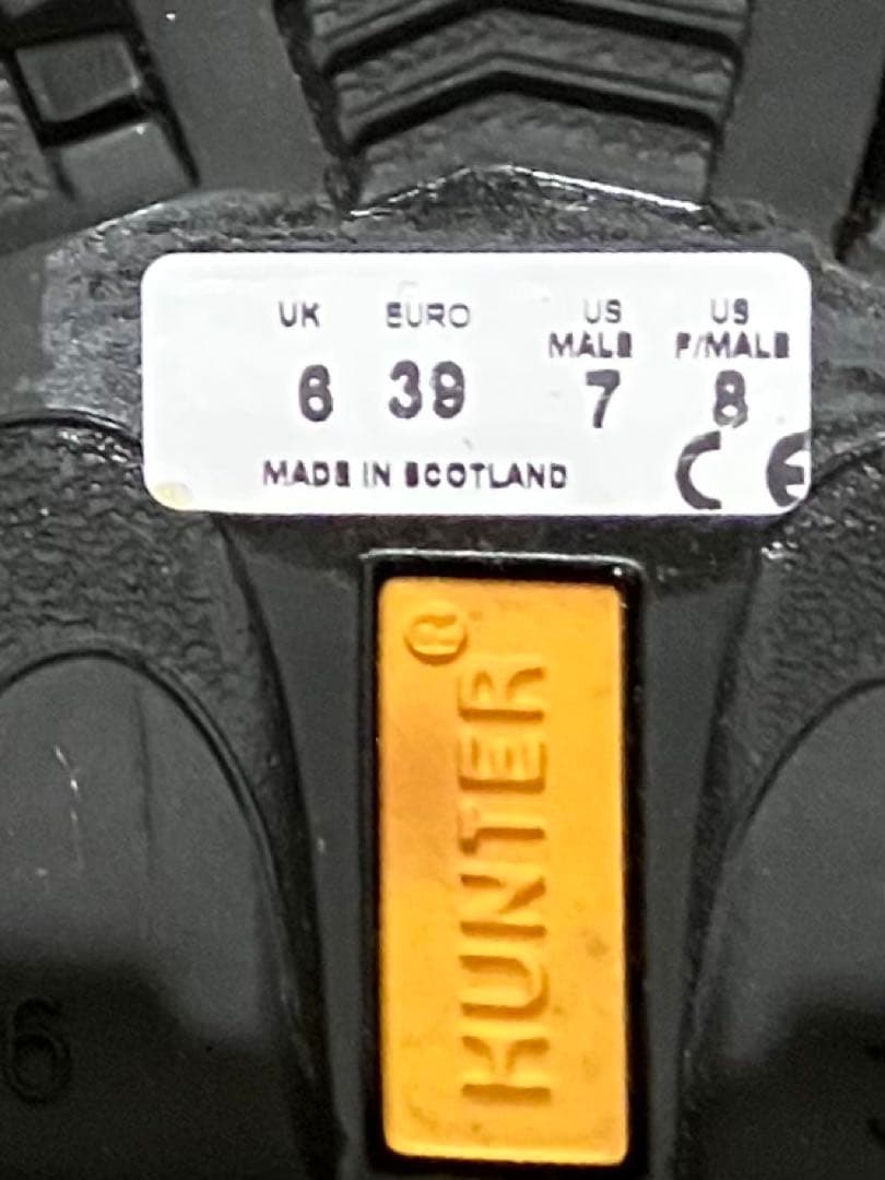 【新品】HUNTER made in UK UNISEX UK6(25cm)