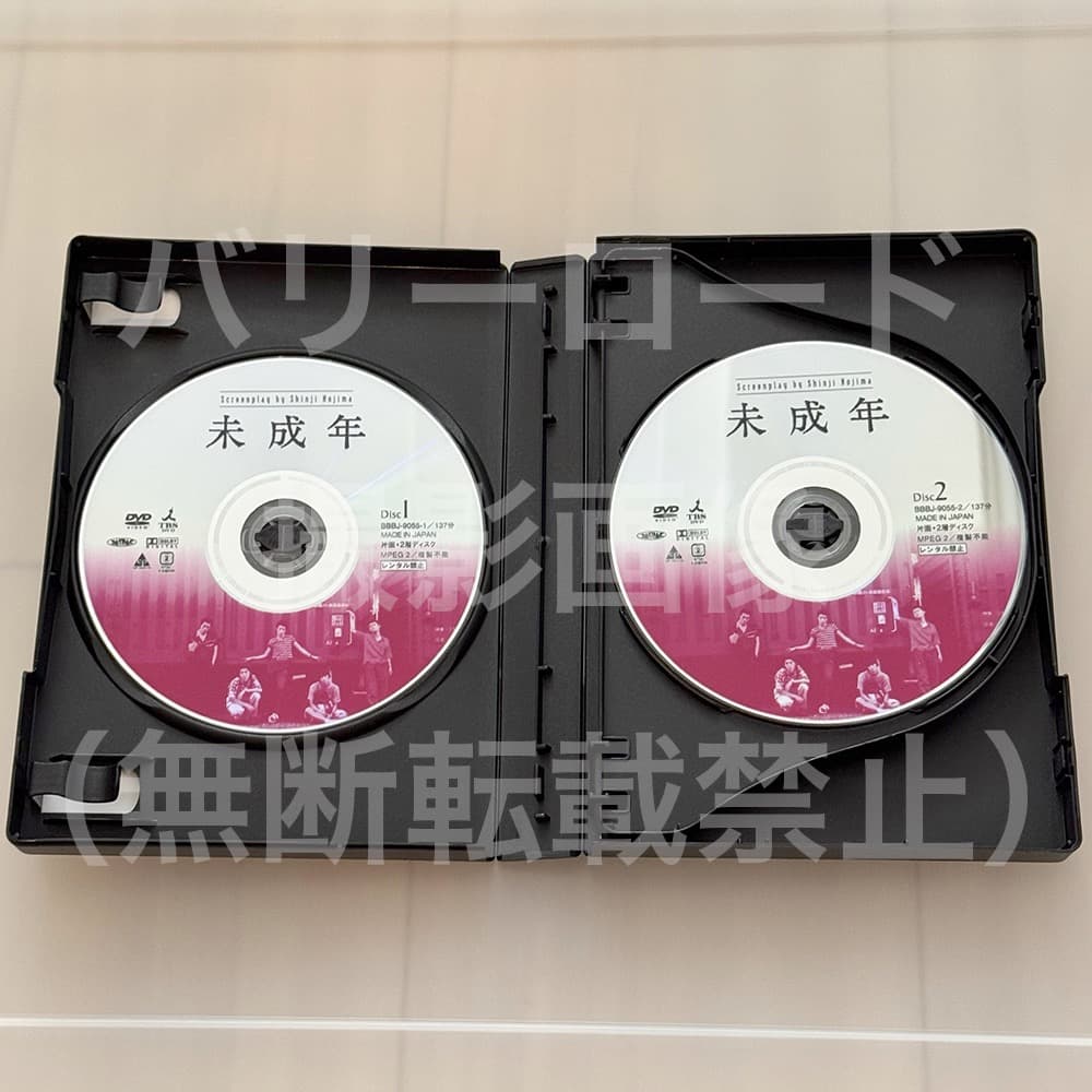 s*n様 【廃盤・特典付】ドラマ「未成年」DVD BOX４枚組　脚本 野島伸司