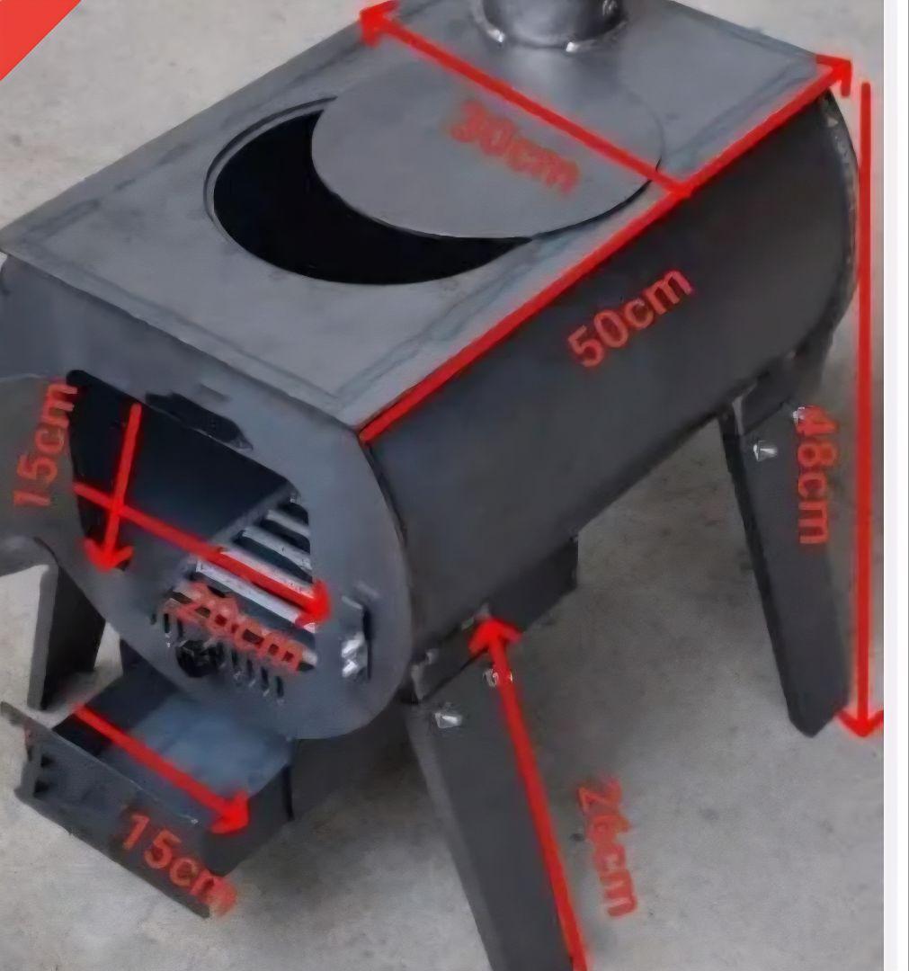 コンパクト薪ストーブ 金属製