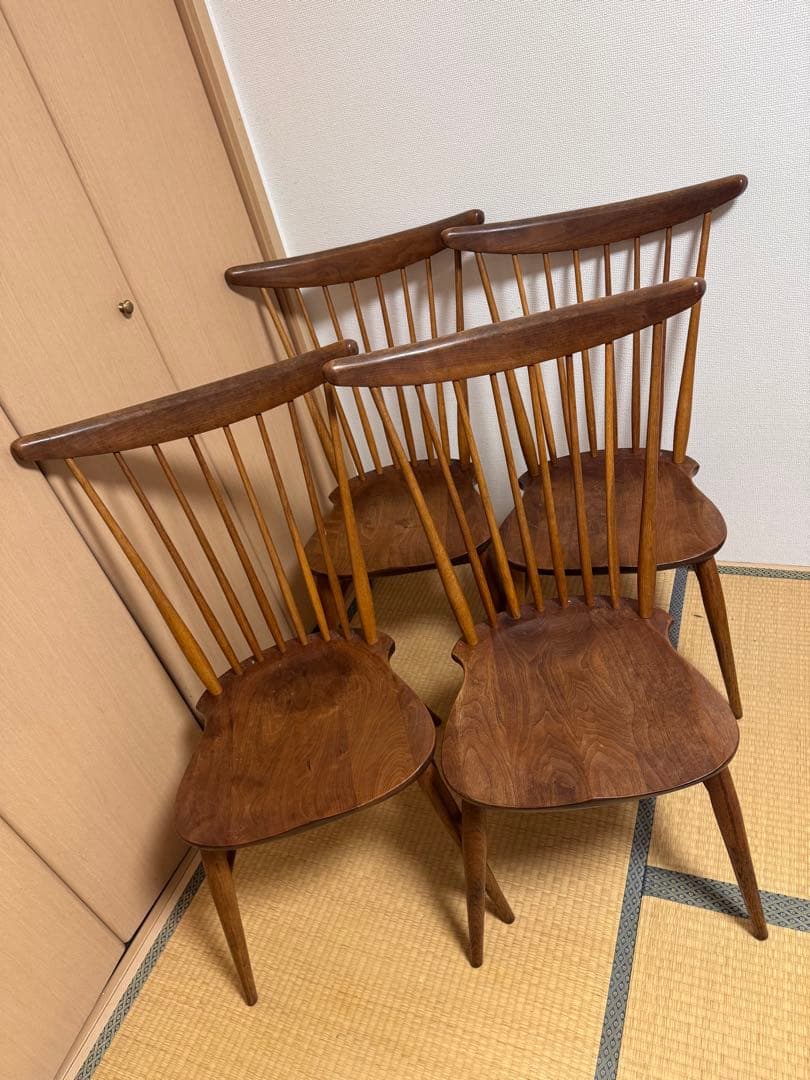 大セール　木製ダイニングチェア　４脚セット飛騨高山柏木工　kashiwa