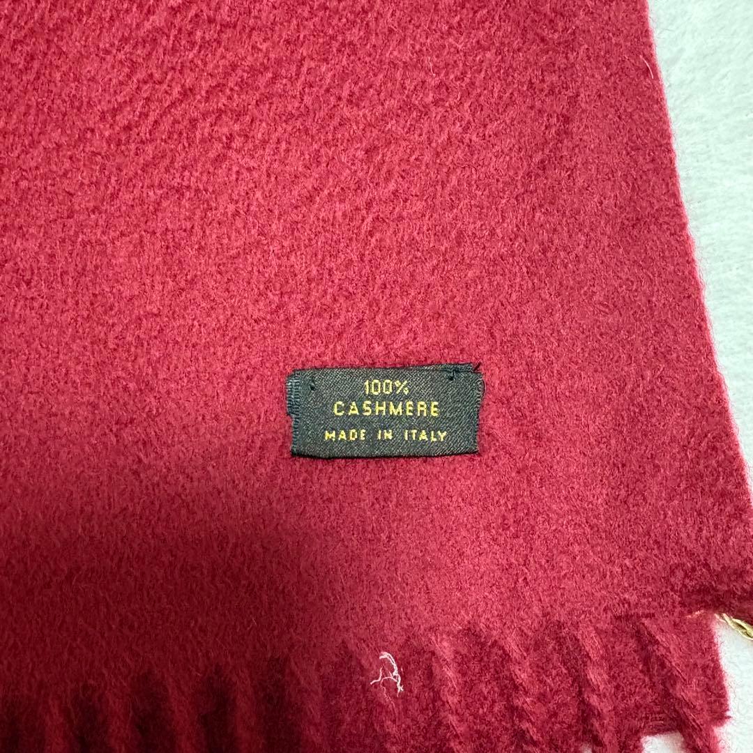 Loro Piana ロロピアーナ カシミヤ100% マフラー ボルドー