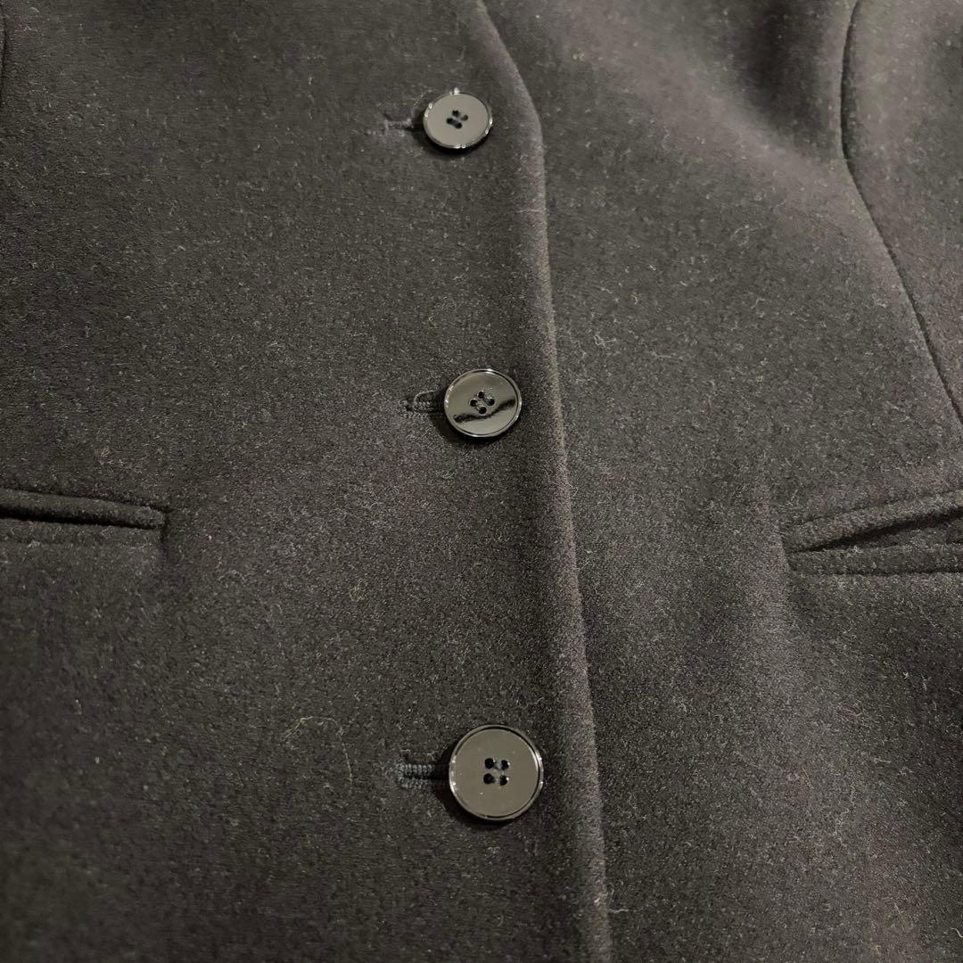 【美品】マチャット machatt ベスト黒　ぺプラムベスト　ジレ