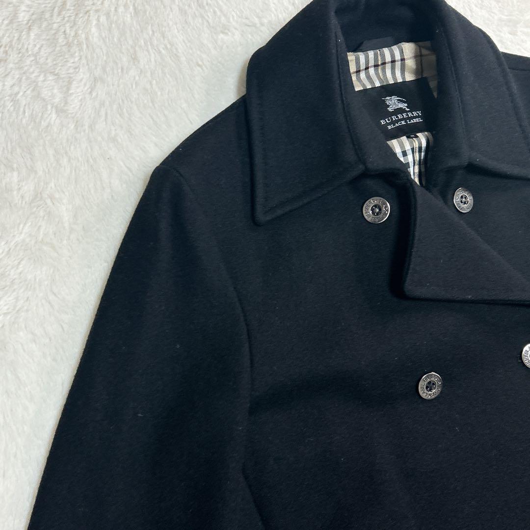 BURBERRY バーバリーブラックレーベル　カシミヤ混 コート　ノバチェック
