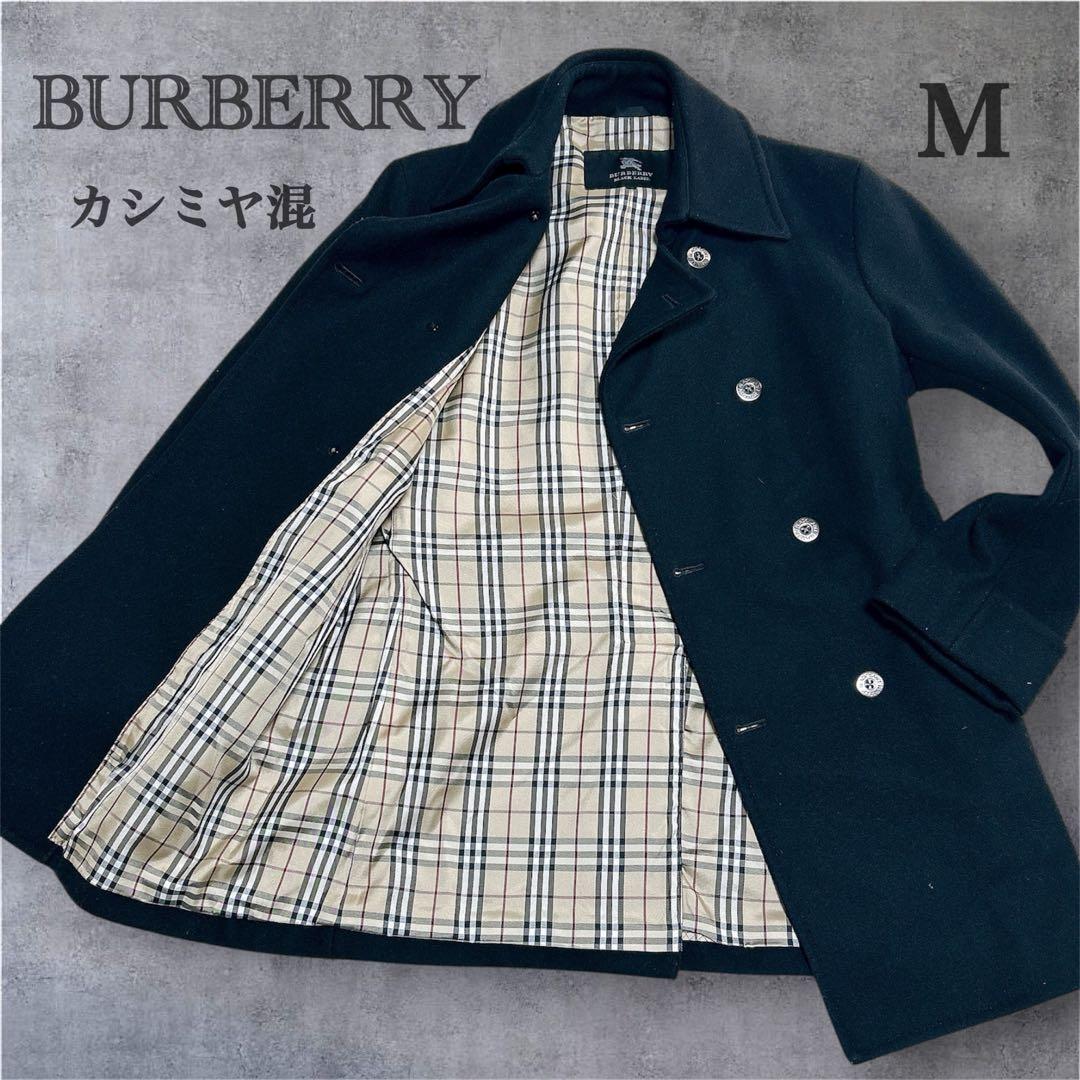 BURBERRY バーバリーブラックレーベル　カシミヤ混 コート　ノバチェック