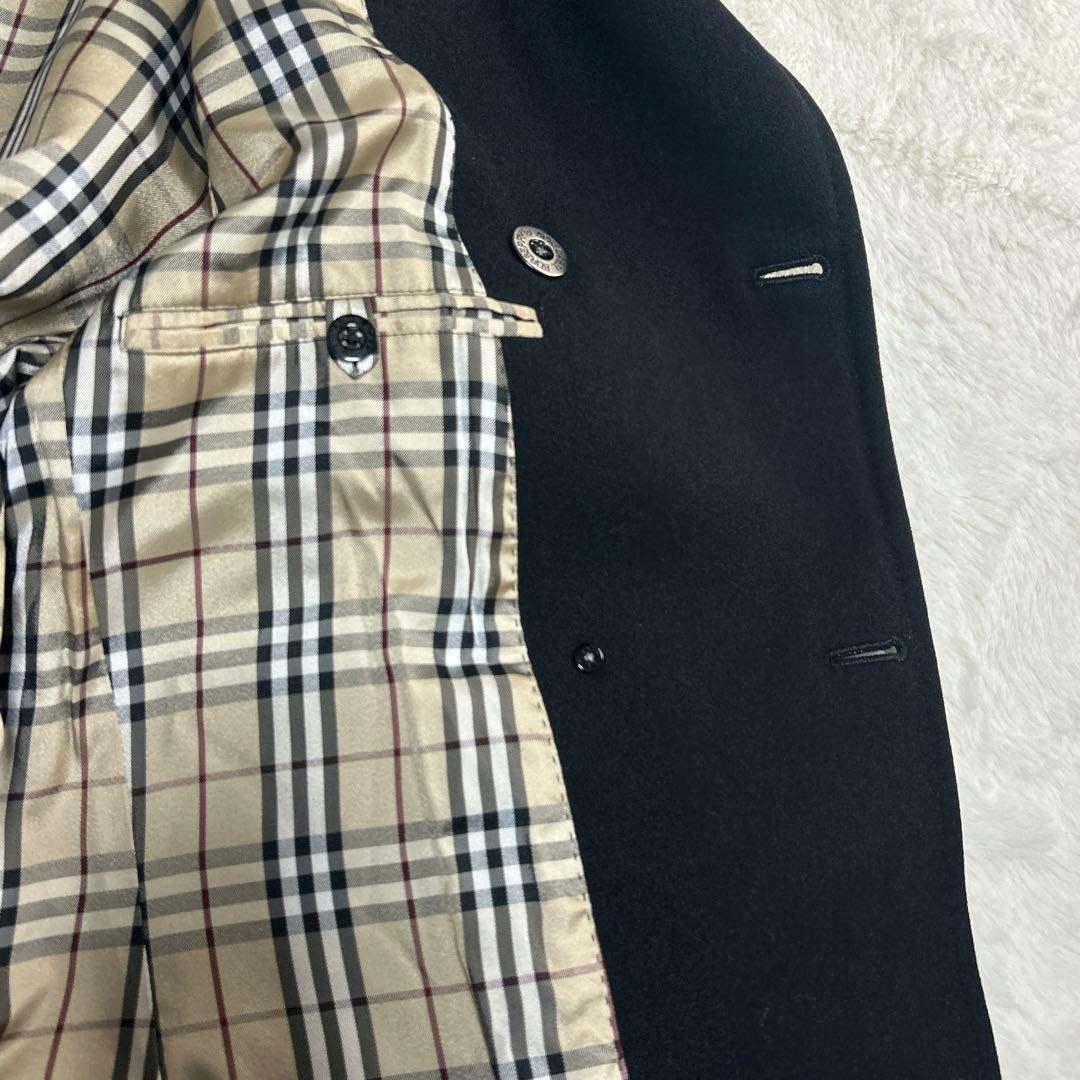 BURBERRY バーバリーブラックレーベル　カシミヤ混 コート　ノバチェック