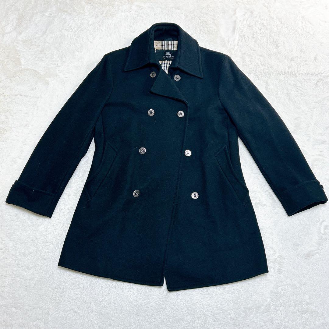 BURBERRY バーバリーブラックレーベル　カシミヤ混 コート　ノバチェック