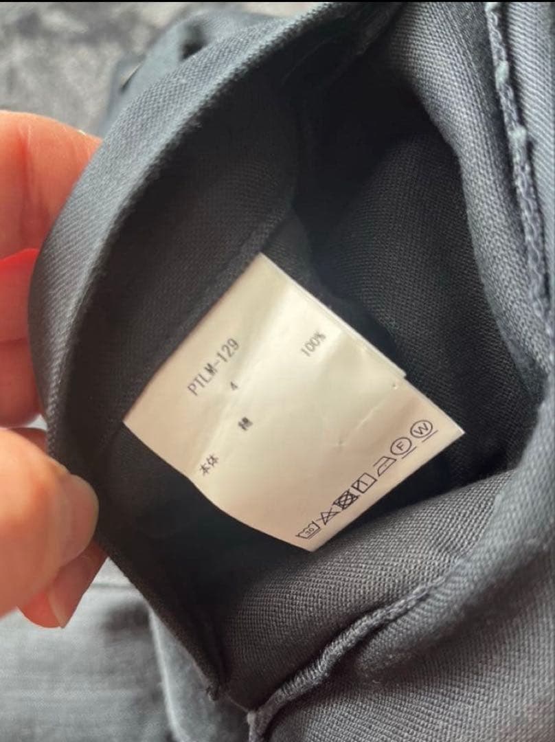 【美品】CIOTA ベイカーパンツ ダークネイビー 4