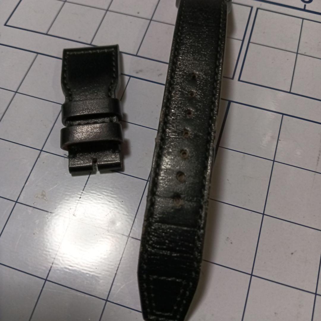 IWC サントーニ オレンジ 黒 レザーベルト